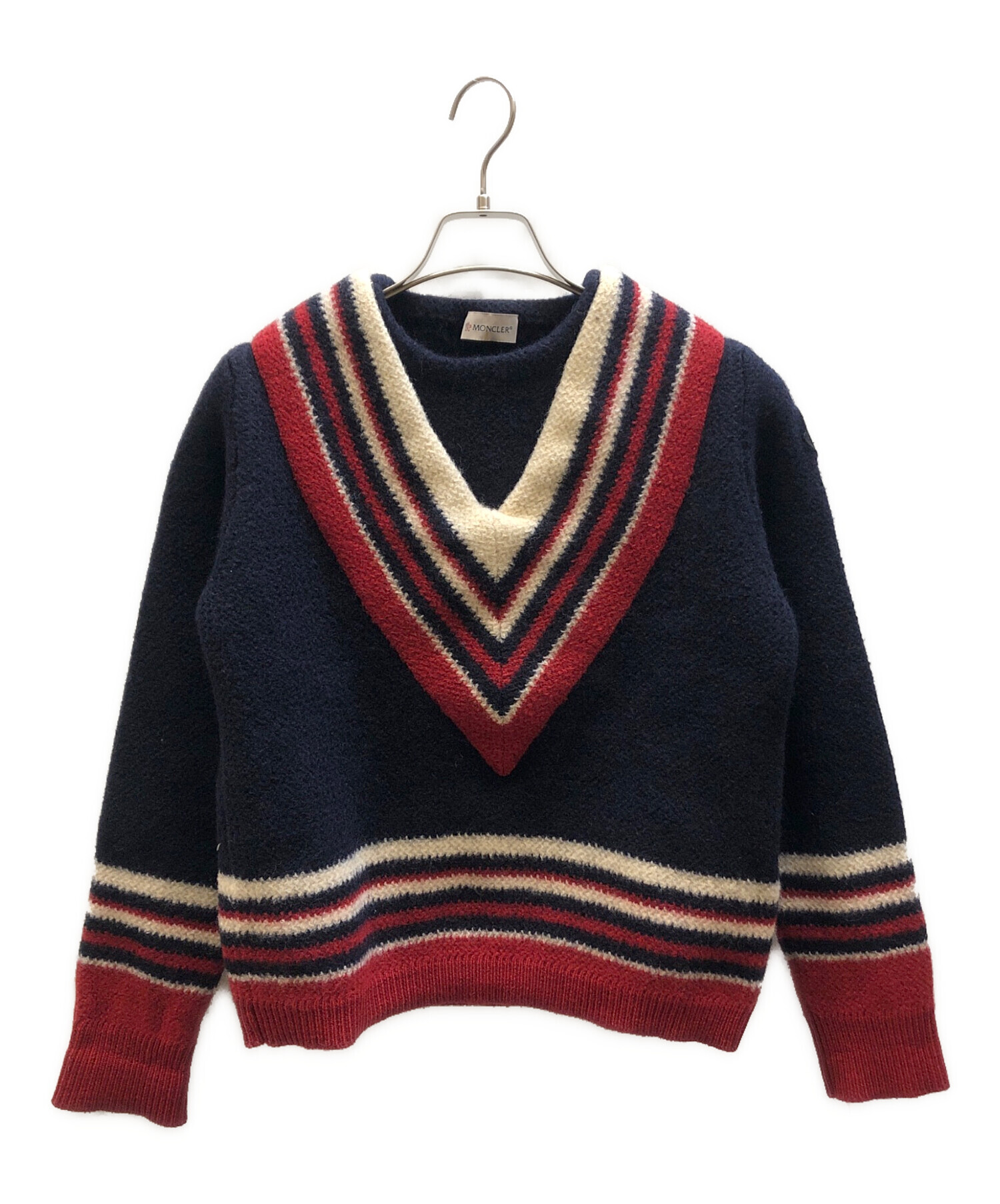 中古・古着通販】MONCLER (モンクレール) 厚手ニット ネイビー サイズ