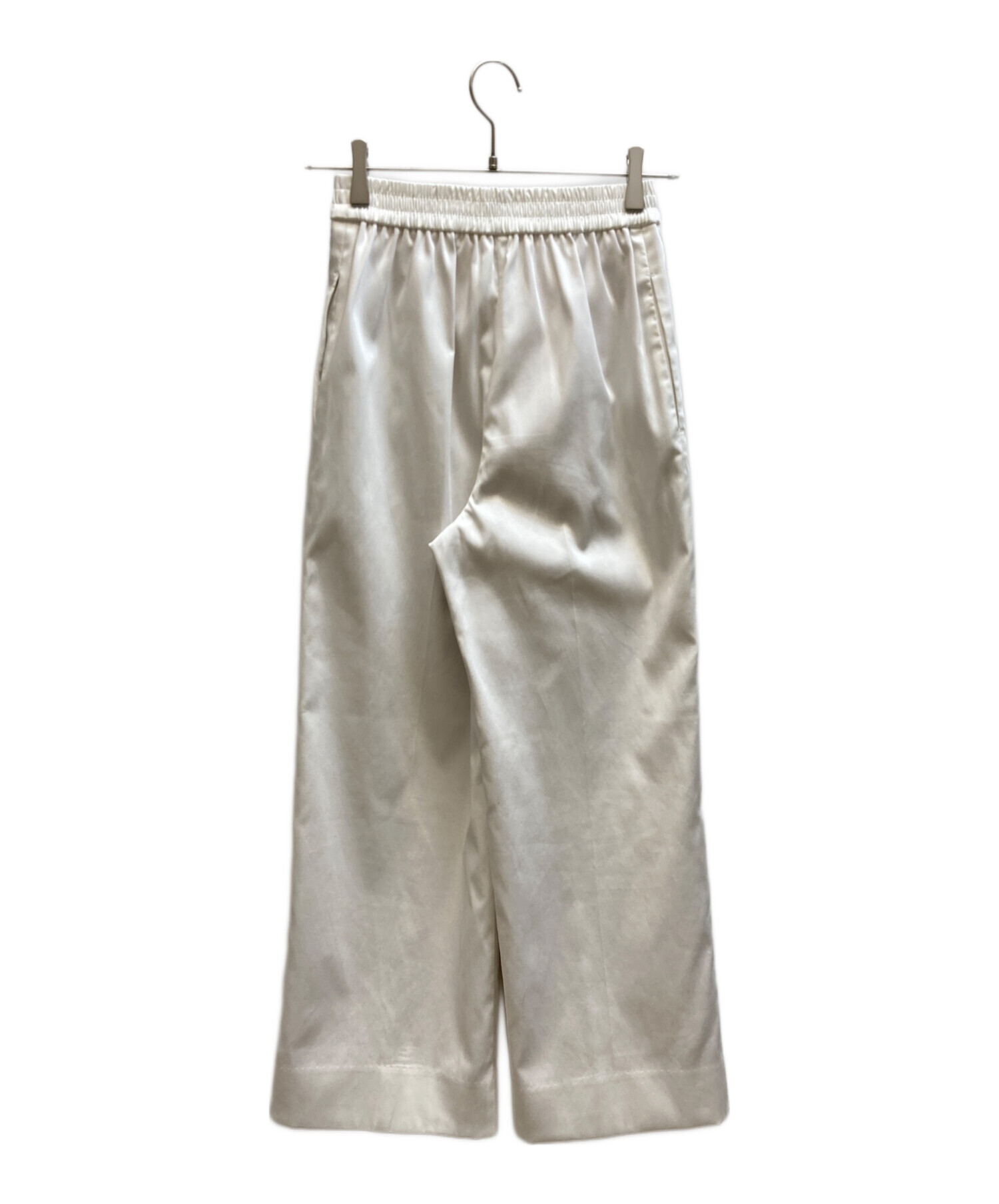 中古・古着通販】YORI (ヨリ) ノンアイロンワイドパンツ ホワイト