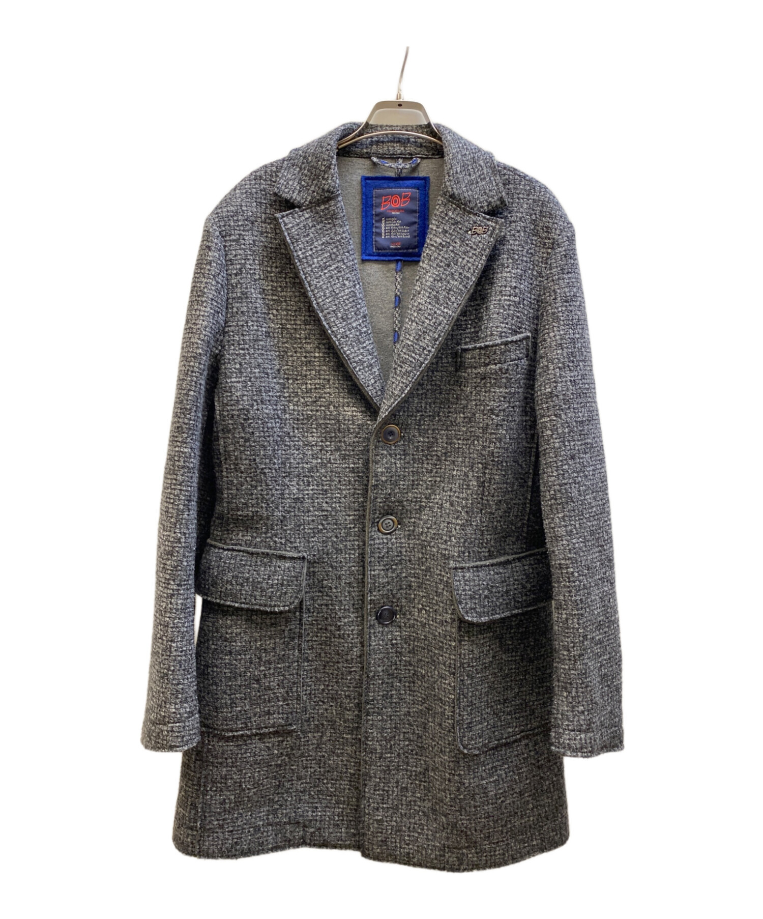 中古・古着通販】Bob (ボブ) チェスターコート グレー サイズ:48
