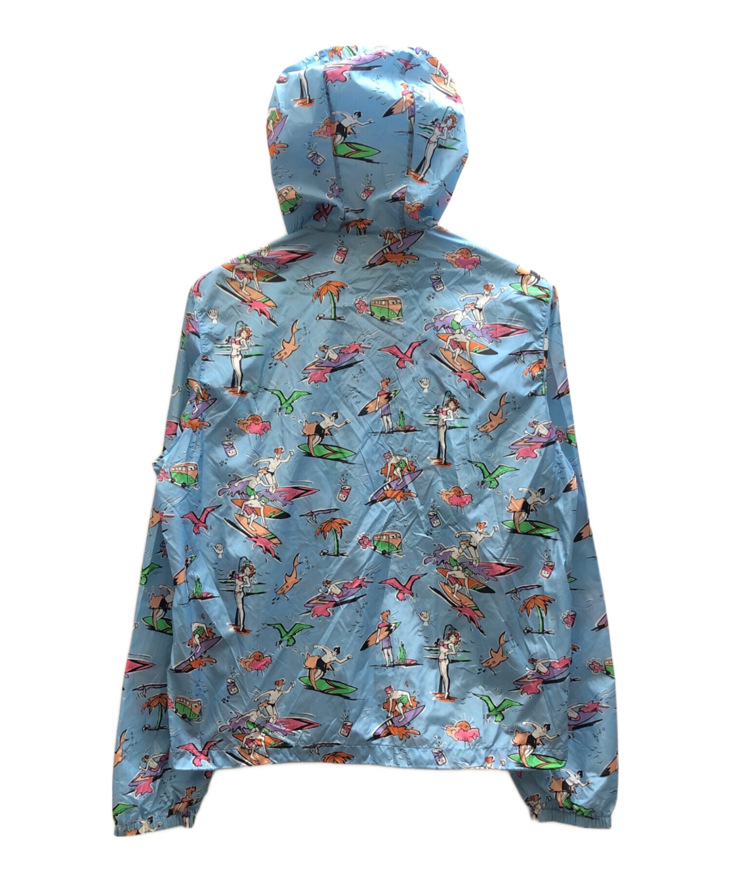 中古・古着通販】PRADA (プラダ) 総柄ナイロンジャケット ブルー