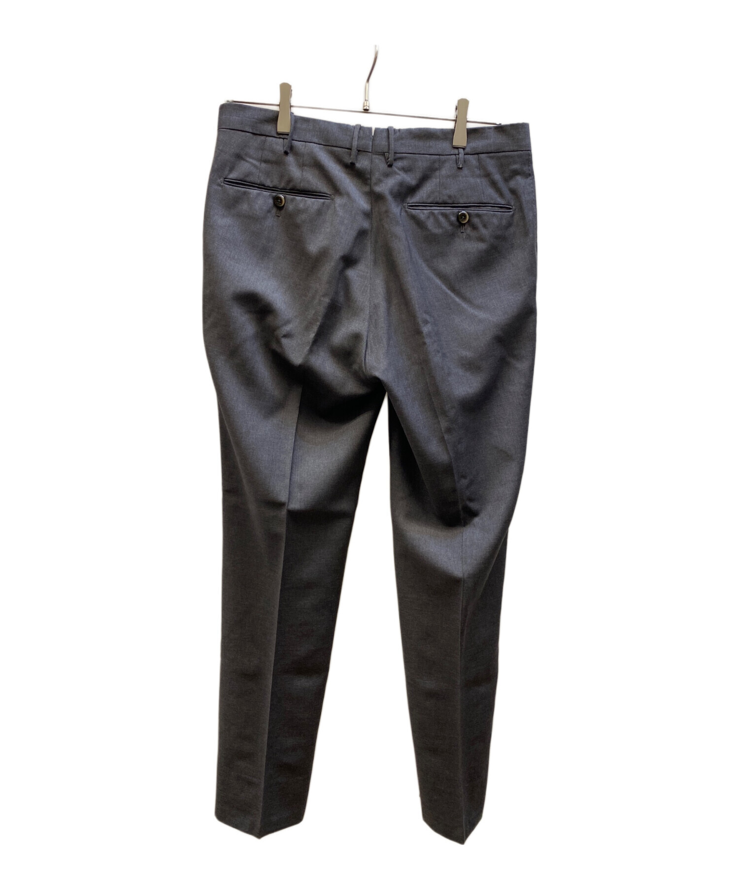 PT01×BEAMSF TRAVELLER スラックス チャコールグレー 48 中古・古着通販】BEAMS F (ビームスエフ) PT01 (ピーティーゼロウーノ