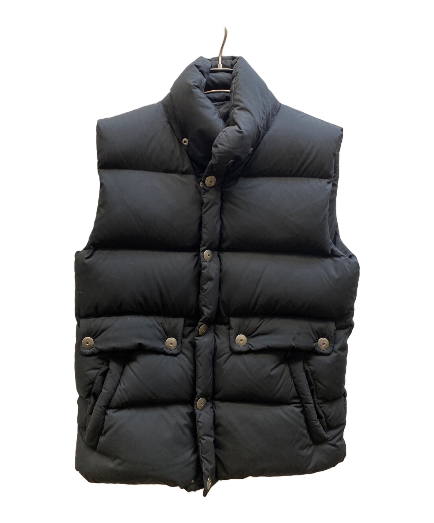 PYRENEX ブラックダウンベスト 中古・古着通販】Pyrenex (ピレネックス) ダウンベスト ブラック