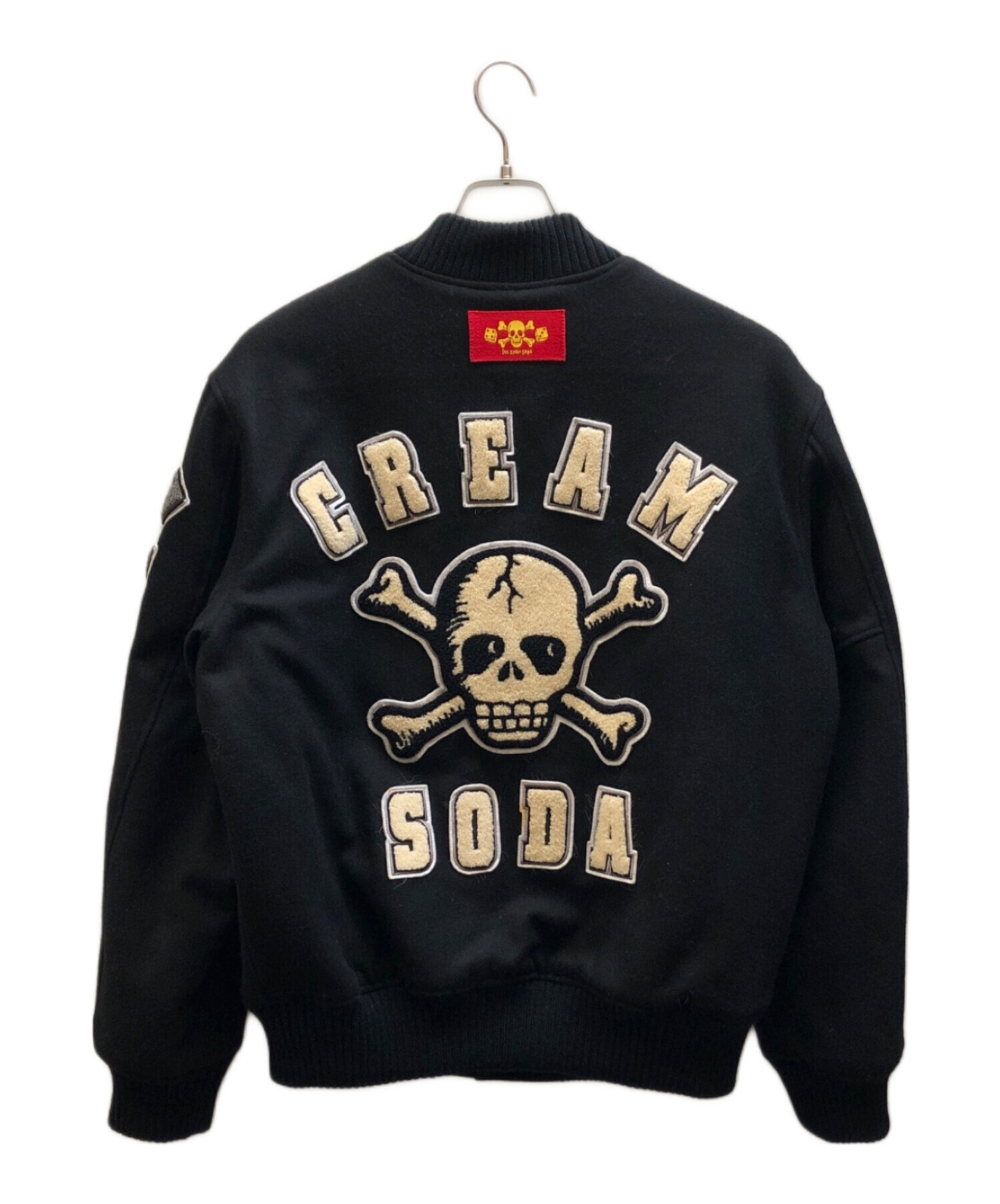 Cream Soda クリームソーダ　スタジャン ブラック 中古・古着通販】CREAM SODA (クリームソーダ) スタジャン ブラック