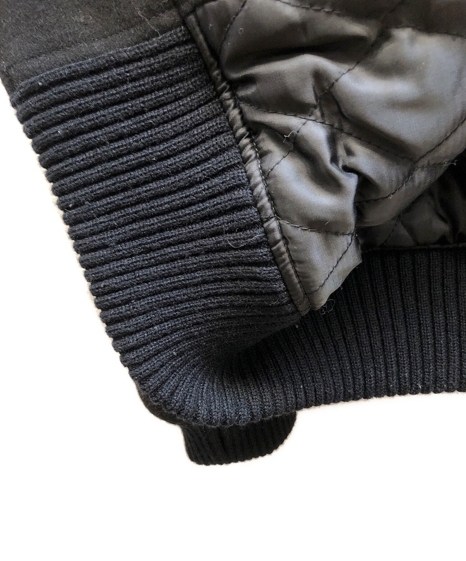 中古・古着通販】CREAM SODA (クリームソーダ) スタジャン ブラック