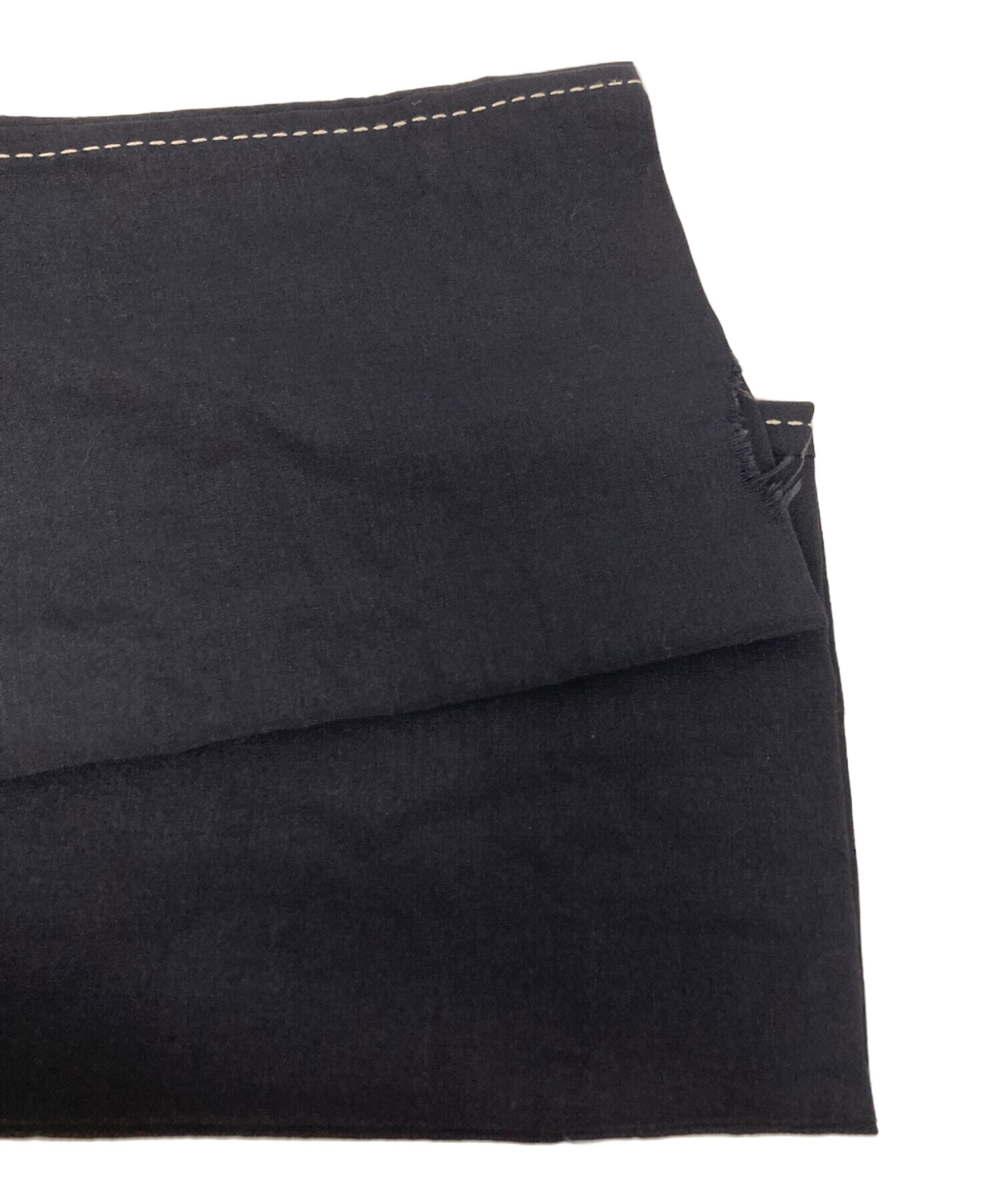 中古・古着通販】PRADA (プラダ) ステッチデザインスラックス ネイビー