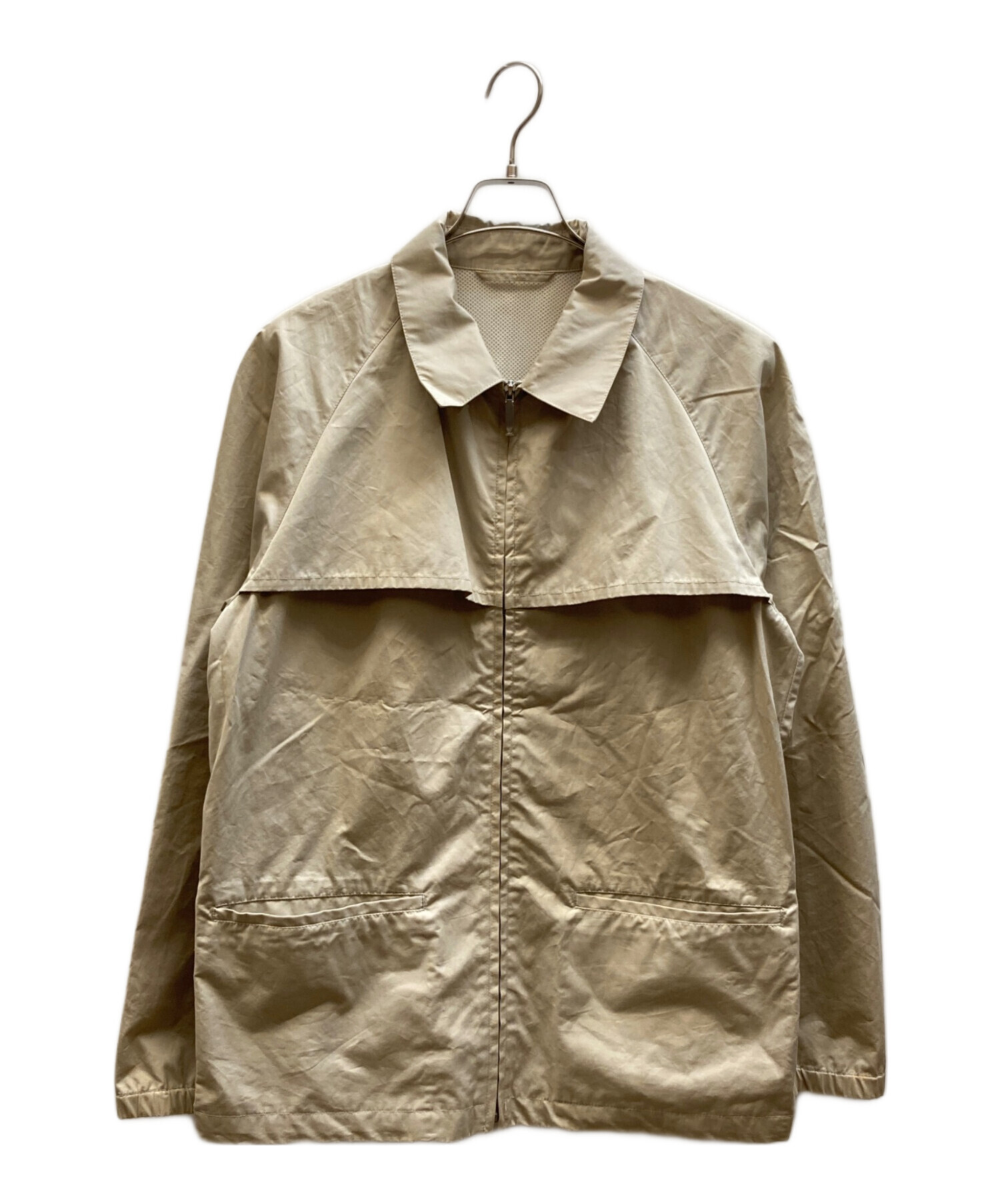 LOUIS VUITTON ベージュ ジャケット 38 中古・古着通販】LOUIS VUITTON (ルイ ヴィトン) コットンジップアップ