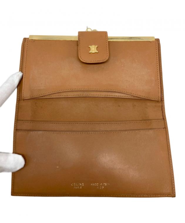 中古・古着通販】CELINE (セリーヌ) マカダム柄がま口長財布/M07