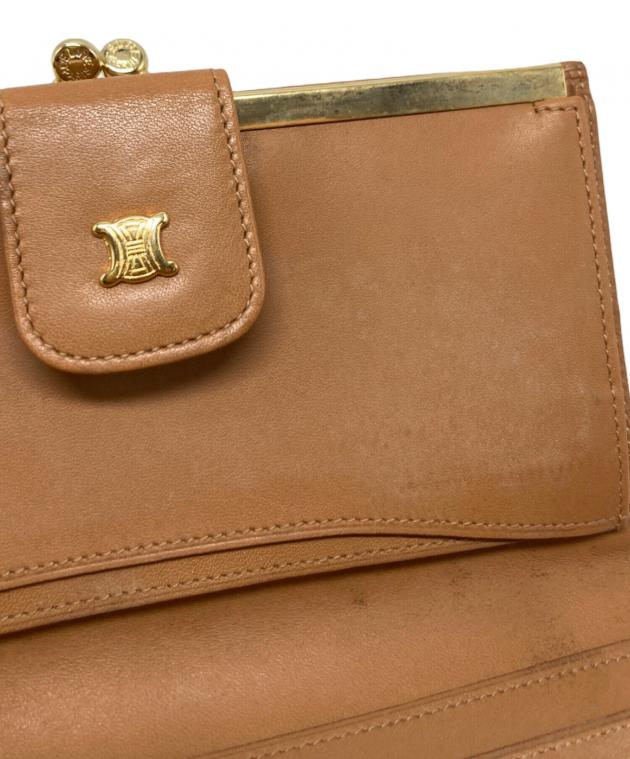 中古・古着通販】CELINE (セリーヌ) マカダム柄がま口長財布/M07