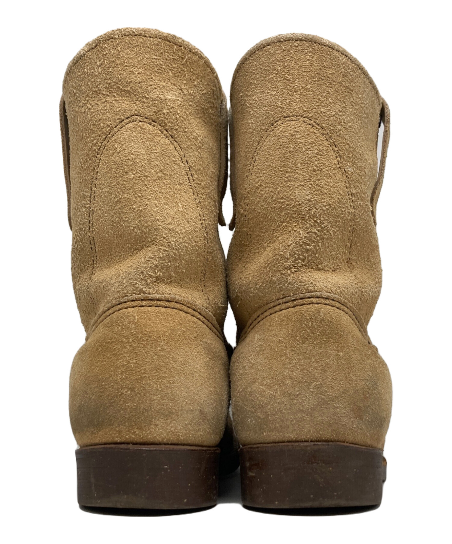 RED WING ベージュ スエード ペコスブーツ 中古・古着通販】RED WING (レッドウィング) スウェードペコスブーツ