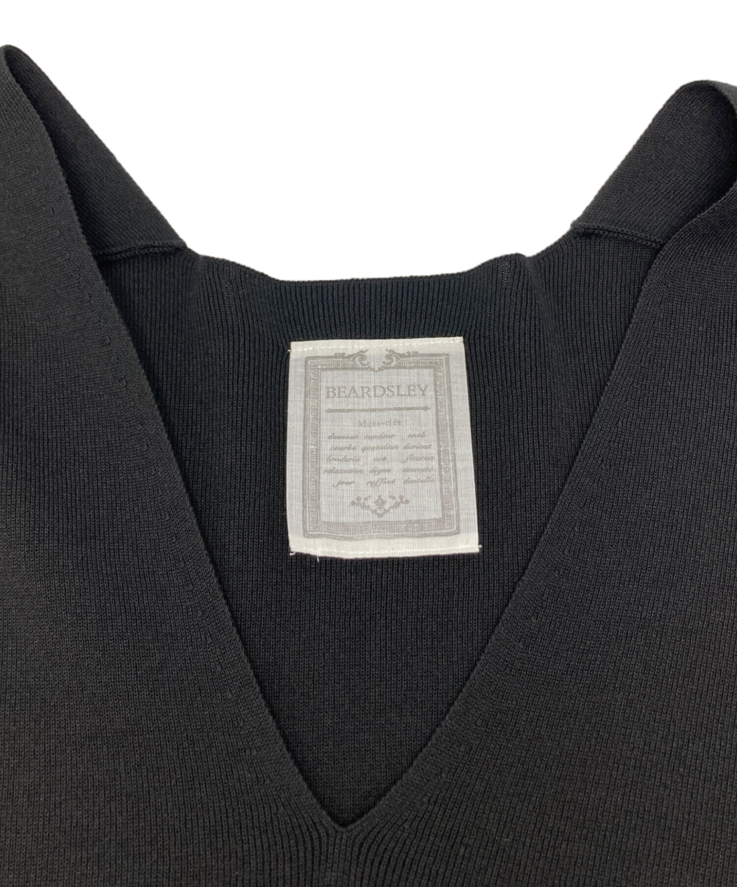 中古・古着通販】BEARDSLEY (ビアズリー) スリット ロング Vネック