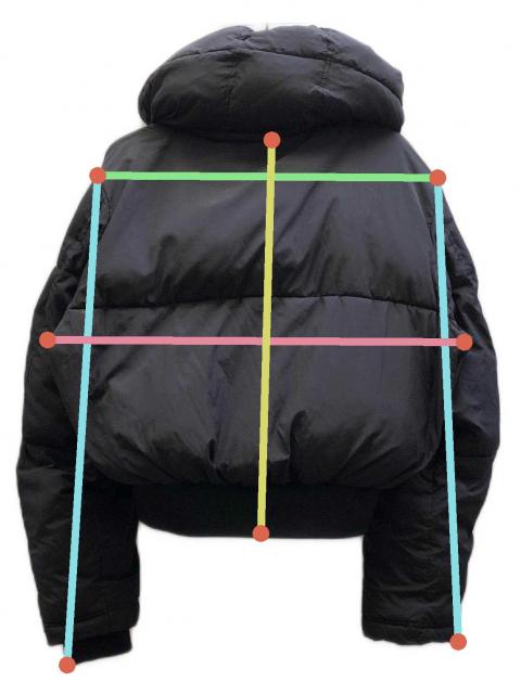 中古・古着通販】DIESEL (ディーゼル) ダウンジャケット ブラック