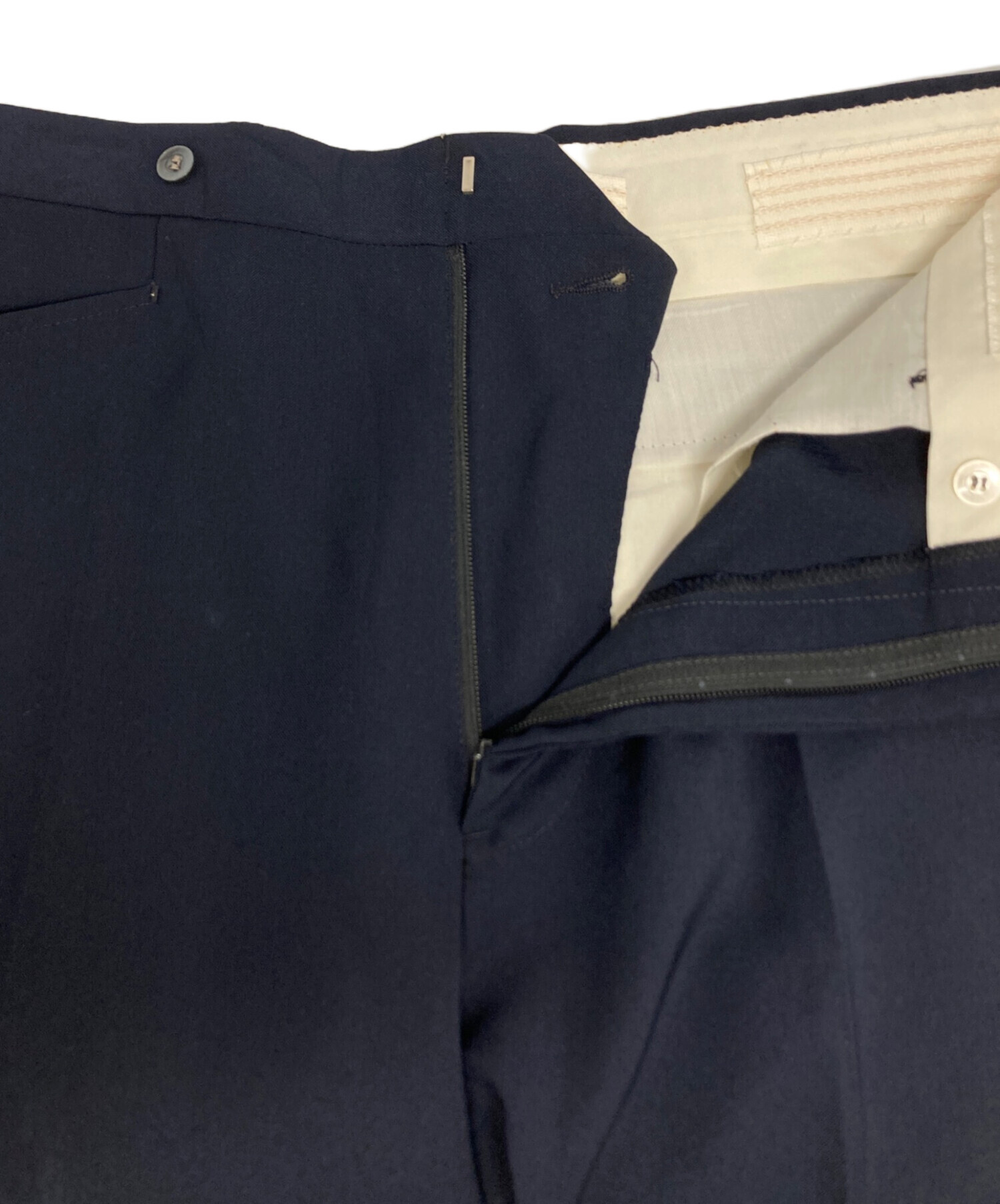 中古・古着通販】VINTAGE (ヴィンテージ) スラックス ネイビー サイズ