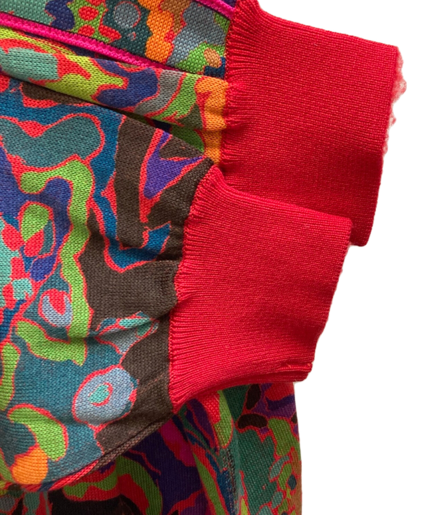 中古・古着通販】LEONARD (レオナール) 総柄クルーネックニット マルチ