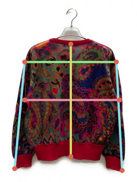 中古・古着通販】LEONARD (レオナール) 総柄クルーネックニット マルチ