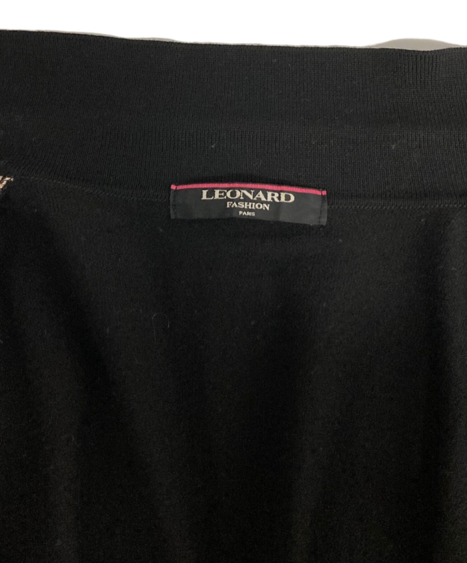 中古・古着通販】LEONARD (レオナール) 花柄カーディガン ブラック