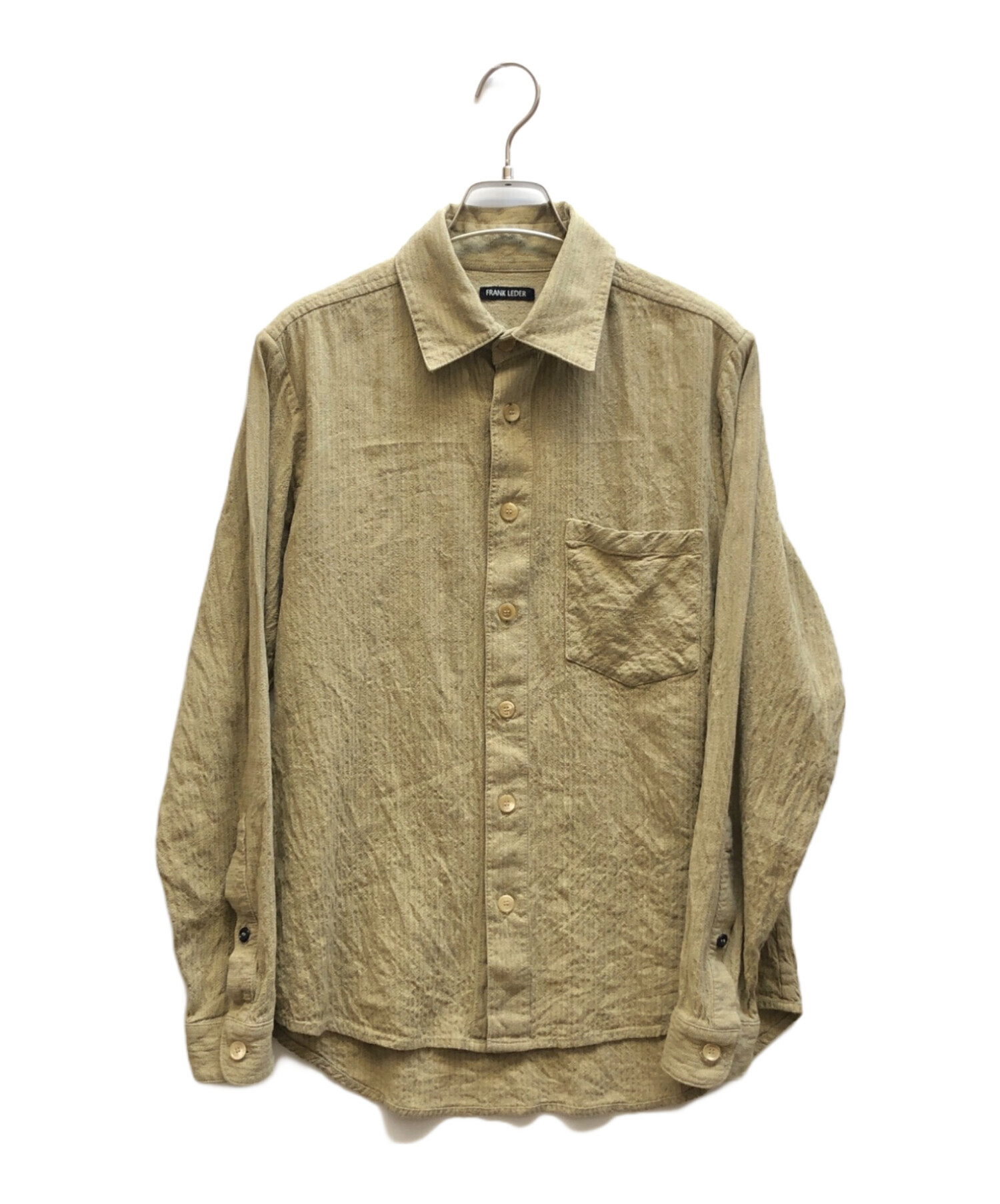 メンズ FRANK LEDER シルク シャツ