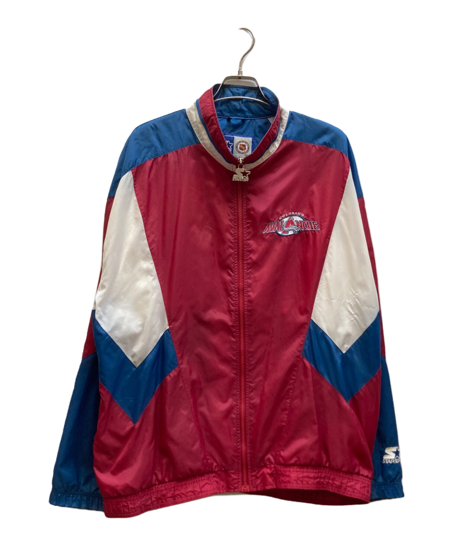 STARTER wisconsin ナイロンジャケット 古着 中古・古着通販】STARTER (スターター) ナイロンジャケット ネイビー