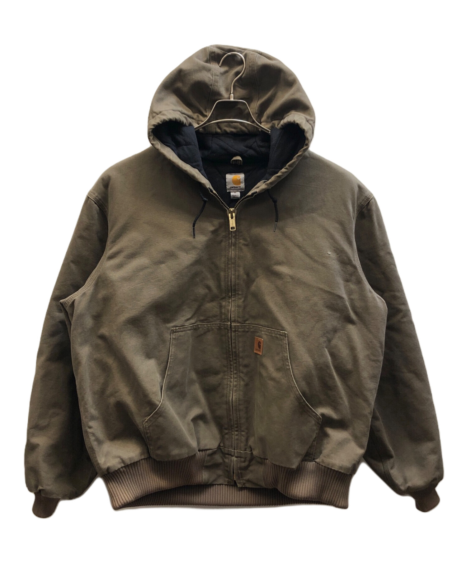 【革タグ】carhartt カーハート アクティブジャケット ブラウン XL 中古・古着通販】CarHartt (カーハート) アクティブジャケット