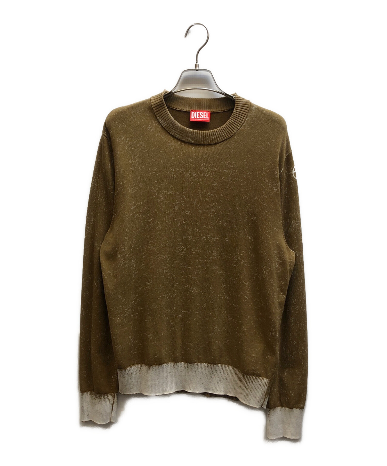 中古・古着通販】DIESEL (ディーゼル) コットンクルーネックニット 