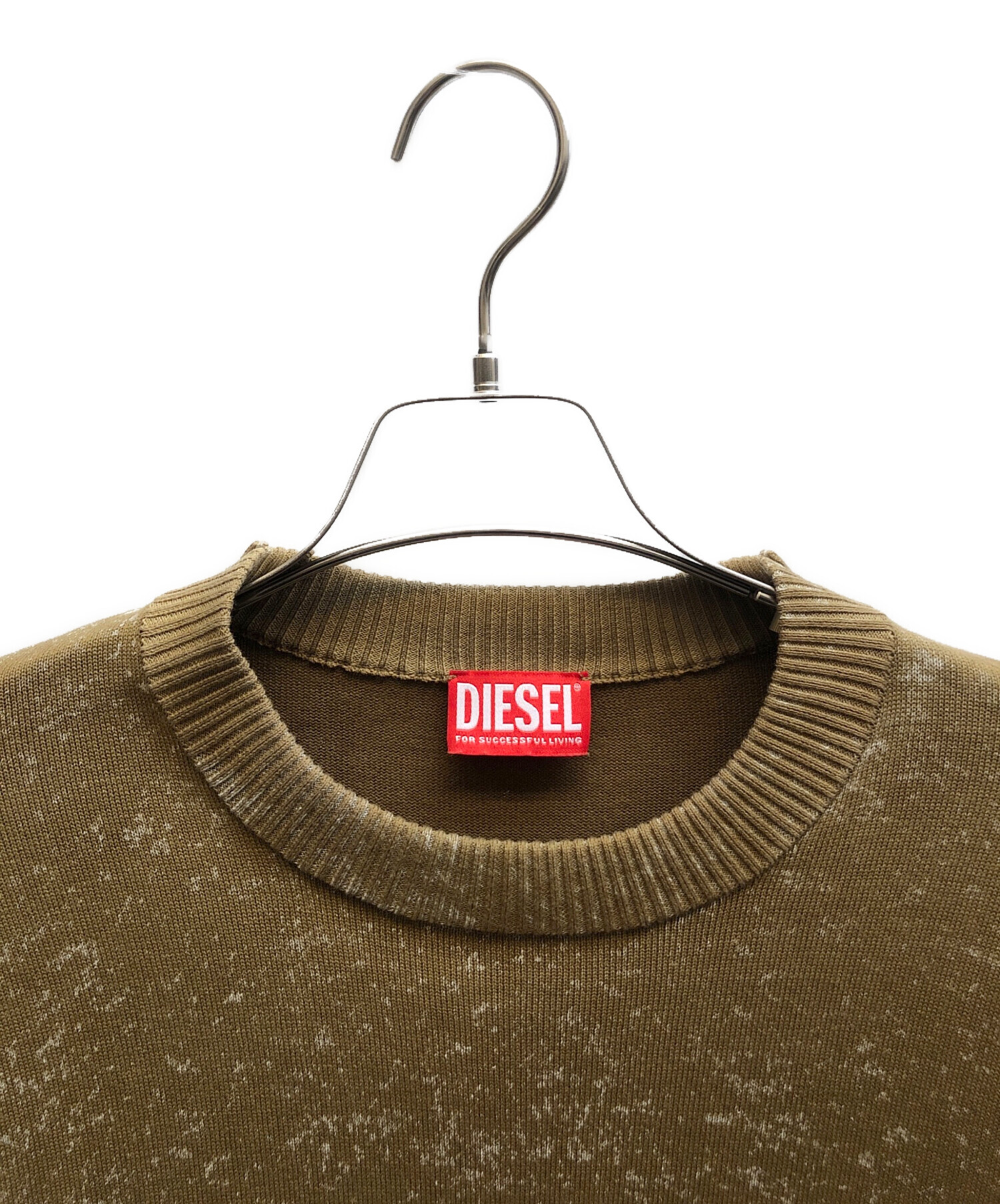 中古・古着通販】DIESEL (ディーゼル) コットンクルーネックニット 