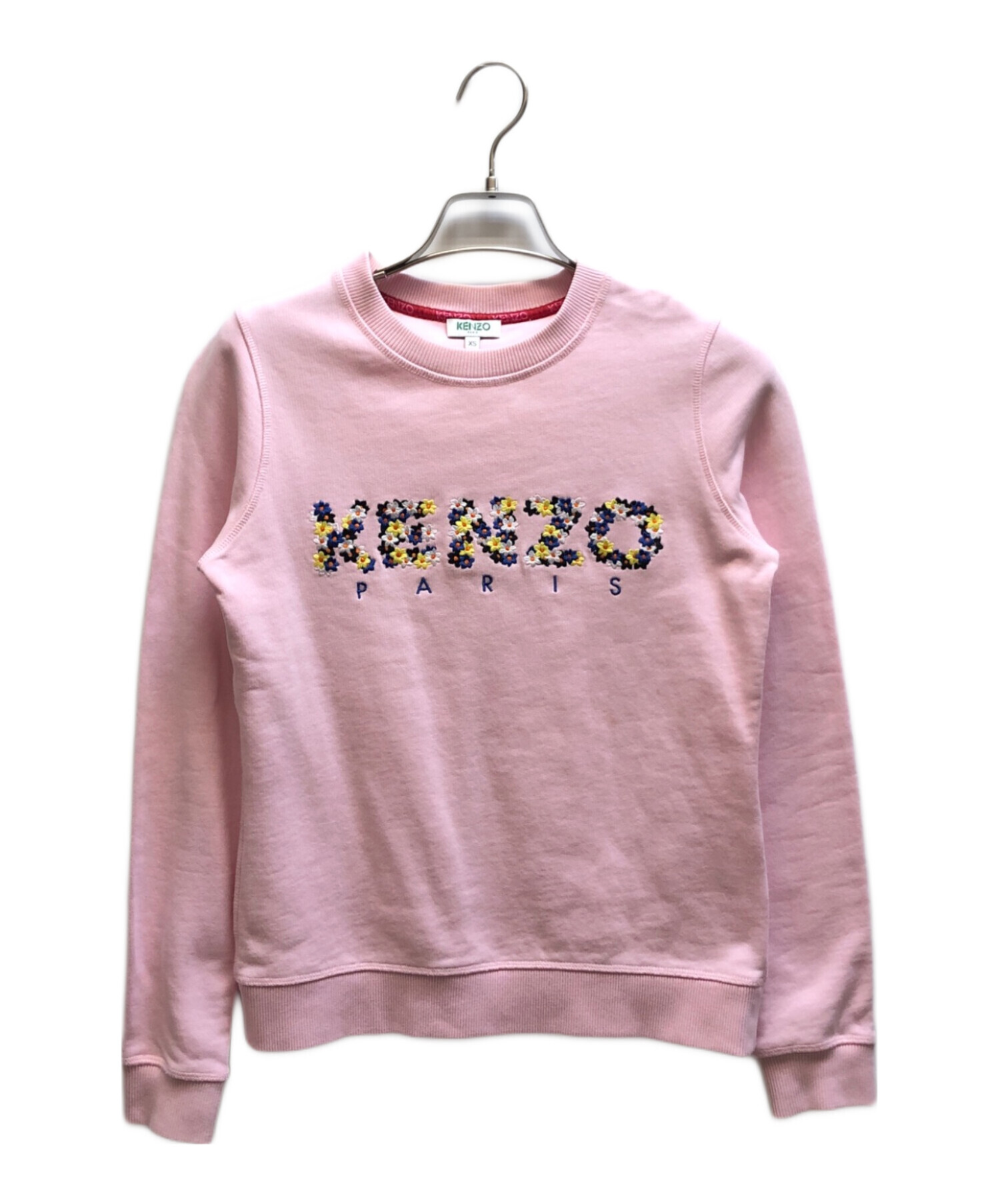 中古・古着通販】KENZO (ケンゾー) ロゴスウェット ピンク サイズ:XS