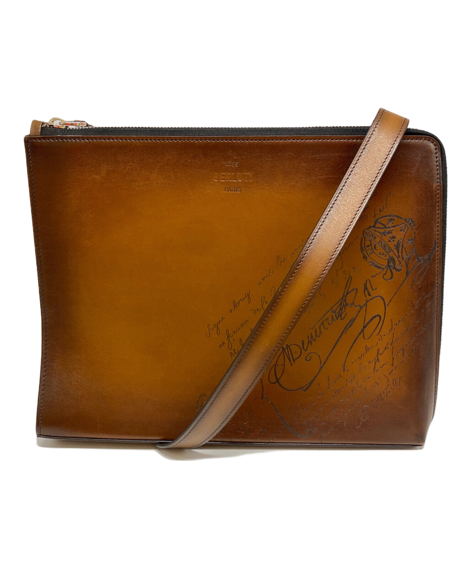中古・古着通販】Berluti (ベルルッティ) カリグラフィショルダー 