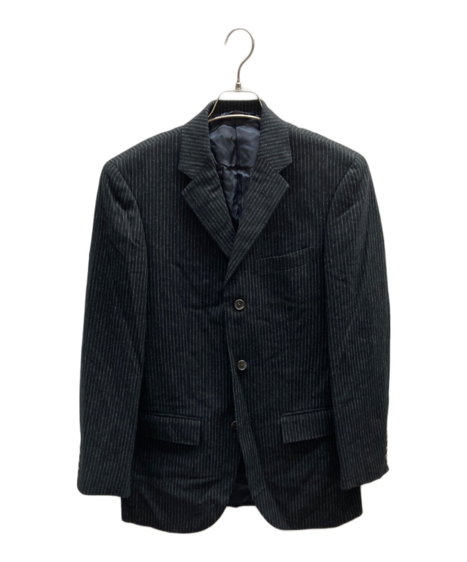 Polo RalphLauren ブラックリネン　3Bテーラードジャケット 中古・古着通販】POLO RALPH LAUREN (ポロ・ラルフローレン