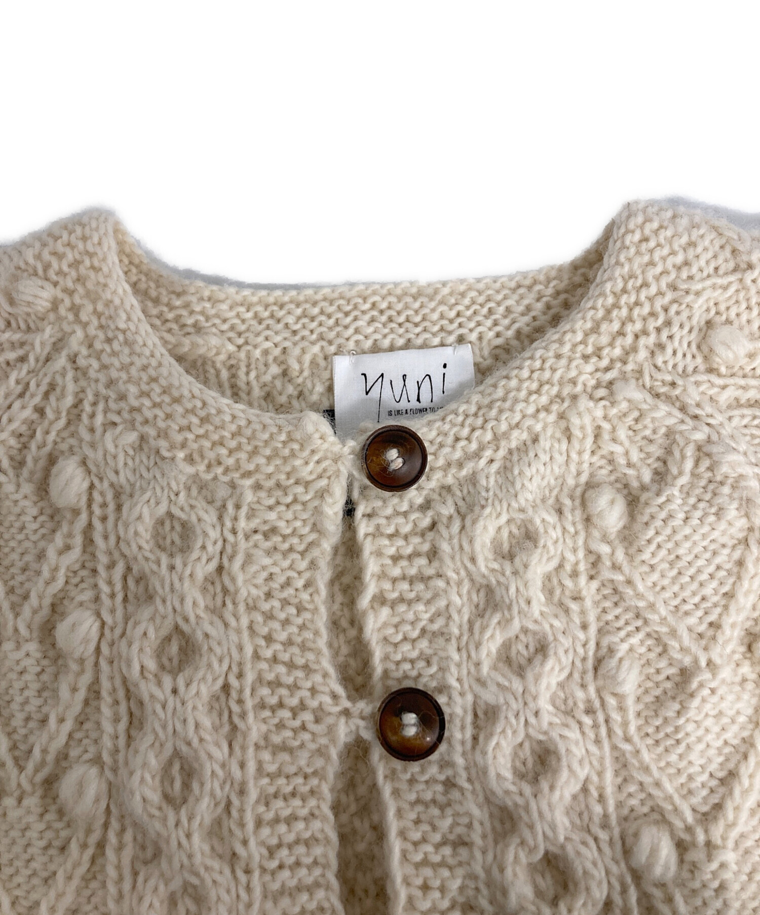中古・古着通販】YUNI (ユニ) ネパールハンドニットペプラム