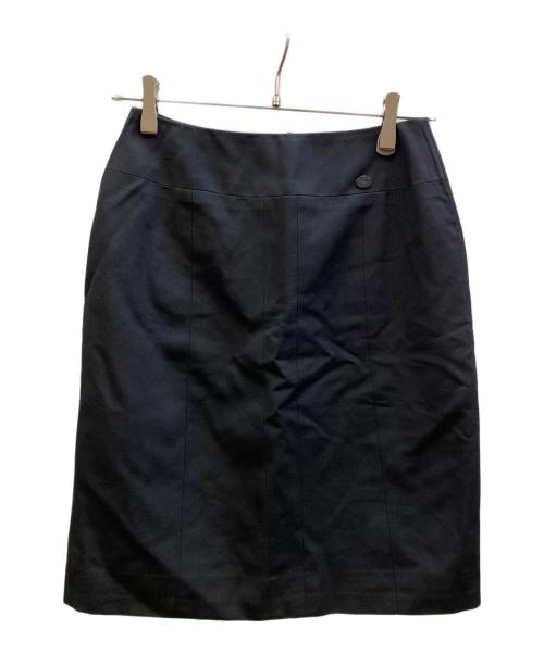 中古・古着通販】CHANEL (シャネル) ウールミニスカート ブラック
