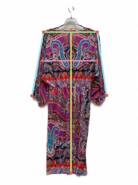 美品 ETRO エトロ ペイズリー柄ワンピース 関税送料込【ETRO】エトロ ロング ワンピース ペイズリー マルチ (ETRO