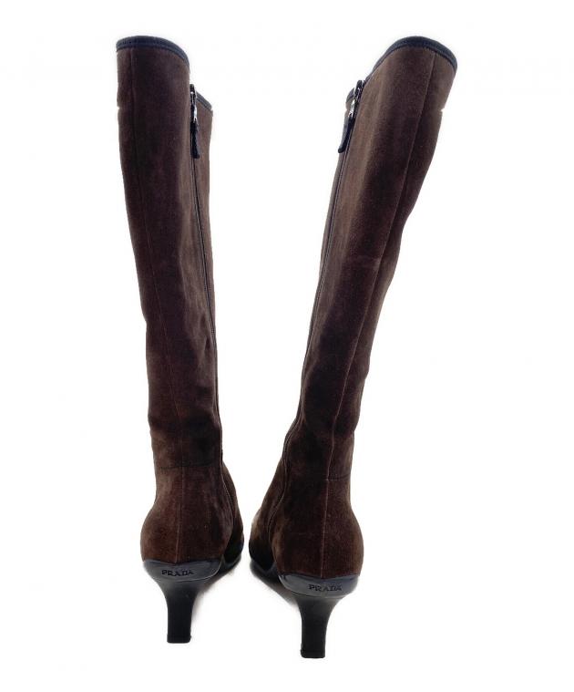 中古・古着通販】PRADA SPORTS (プラダスポーツ) スエードロングブーツ