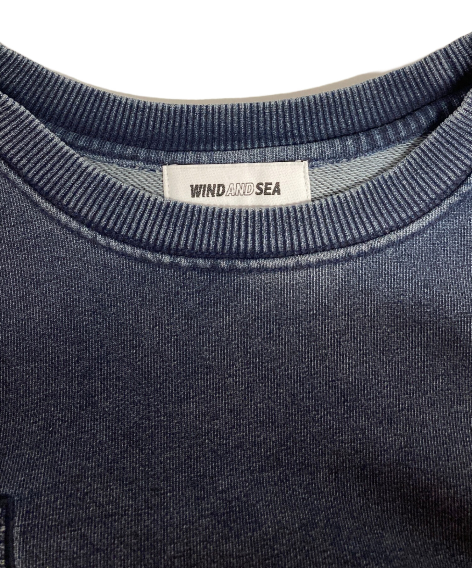中古・古着通販】WIND AND SEA (ウィンダンシー) CREW NECK INDIGO