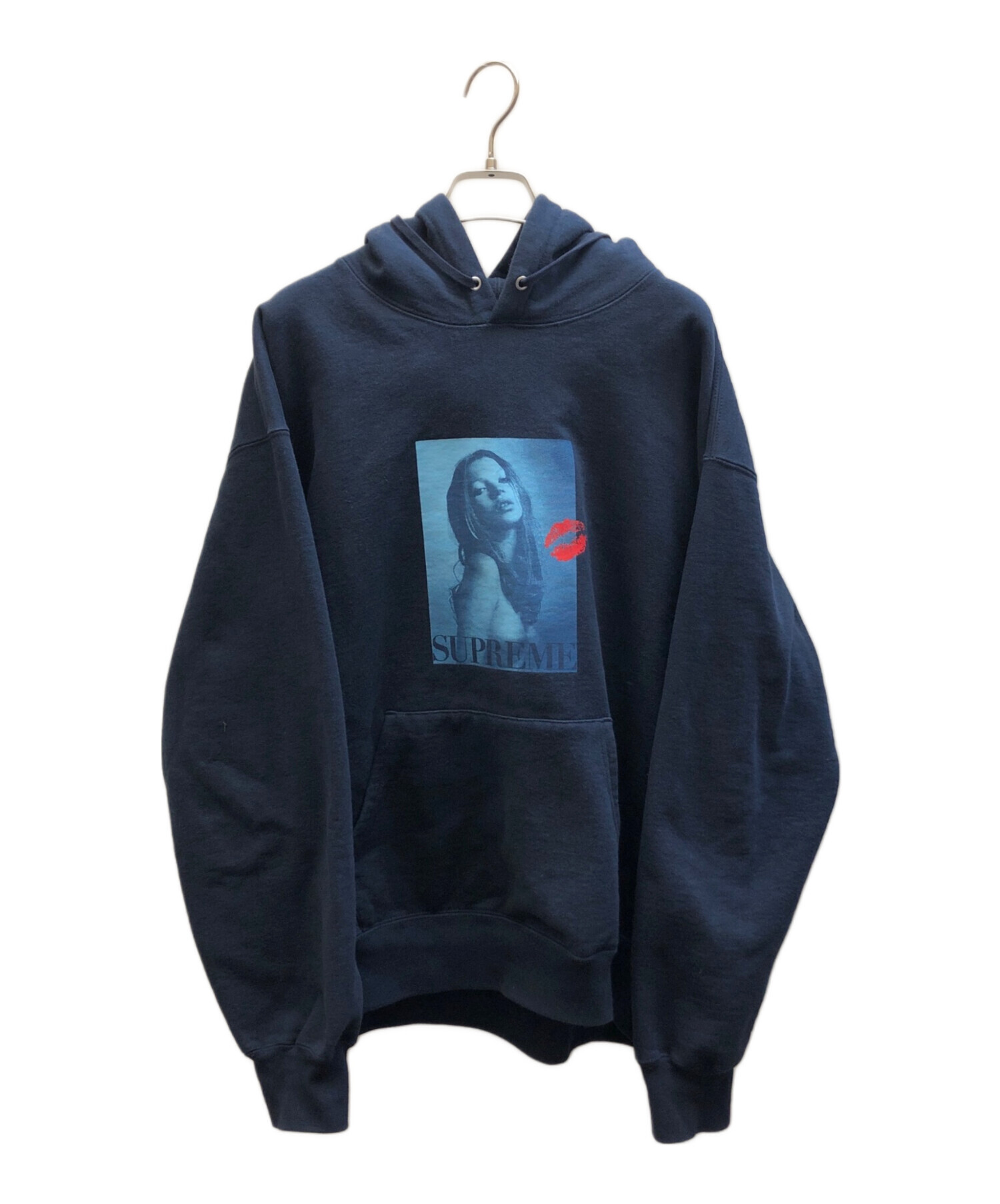 トップス Supreme Kate Moss Hooded Sweatshirt Navy 中古・古着通販】Supreme (シュプリーム) Kate Moss Hooded Sweatshirt