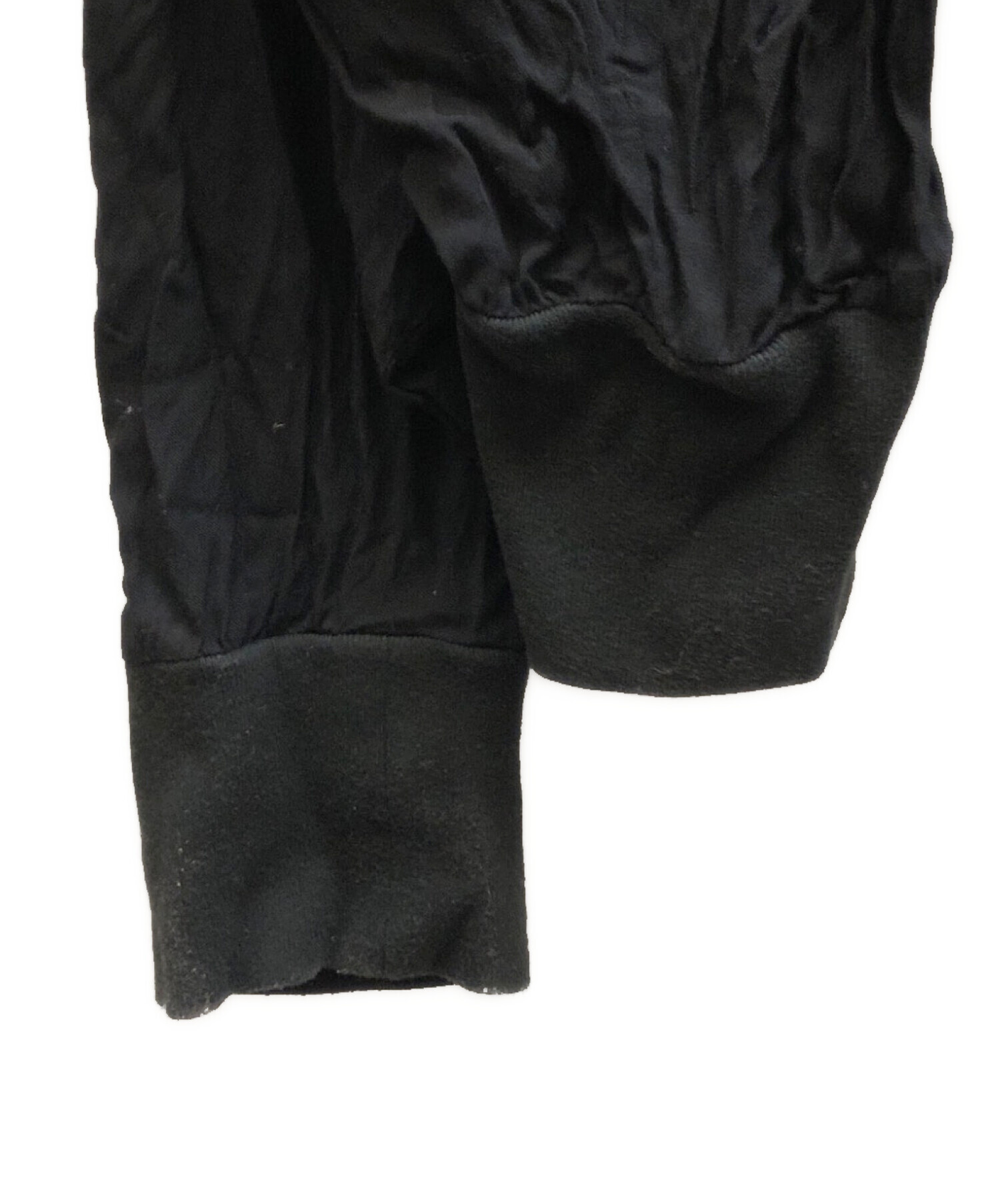 yohji yamamoto黒 サルエルパンツ 中古・古着通販】YOHJI YAMAMOTO (ヨウジヤマモト) サルエルパンツ