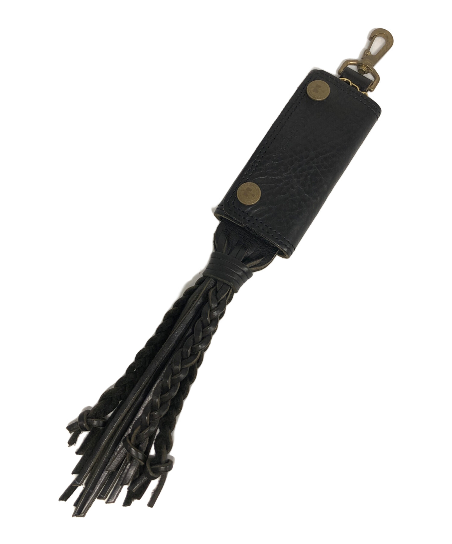 中古・古着通販】blackmeans (ブラックミーンズ) フリンジレザーキー