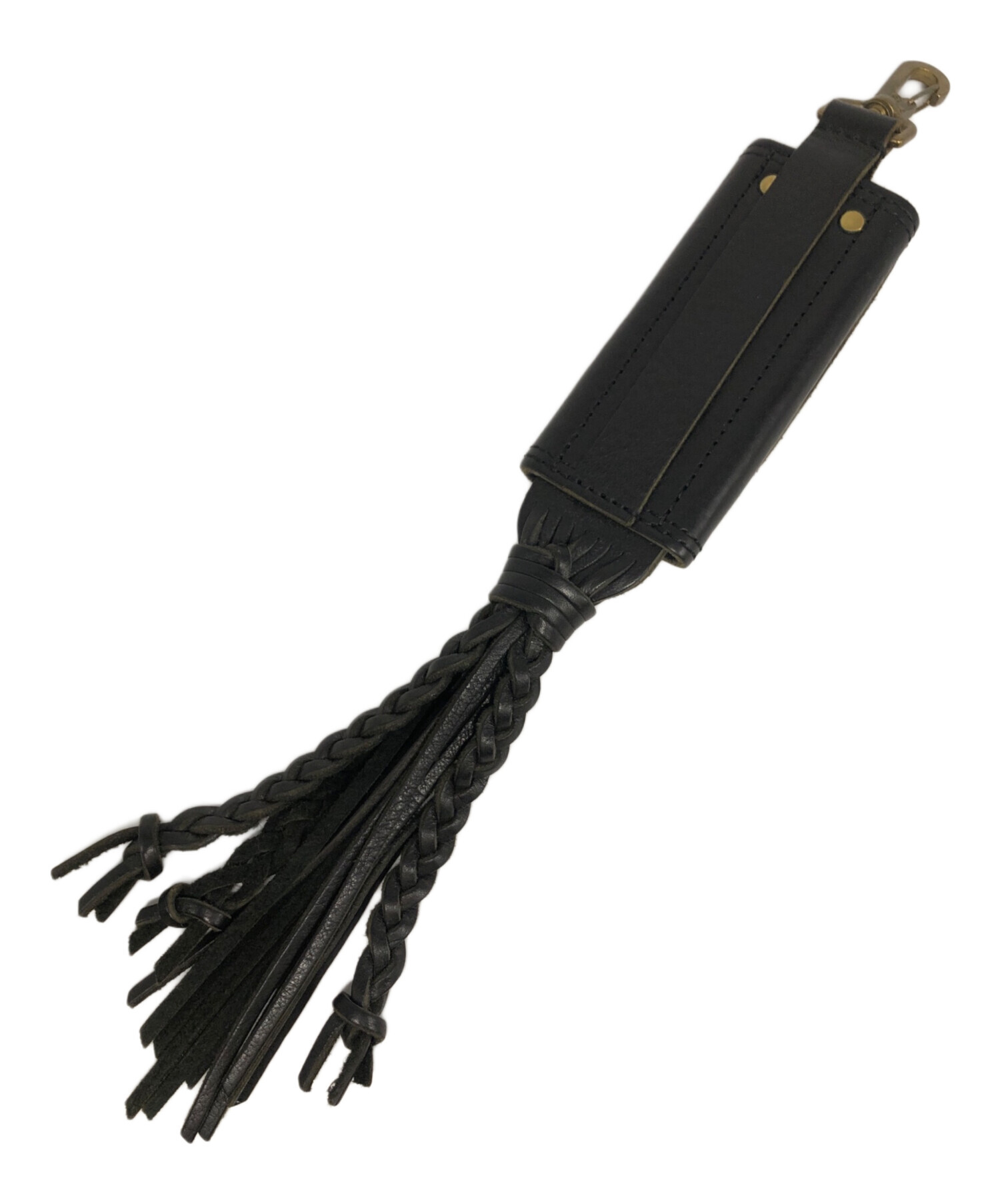 中古・古着通販】blackmeans (ブラックミーンズ) フリンジレザーキー