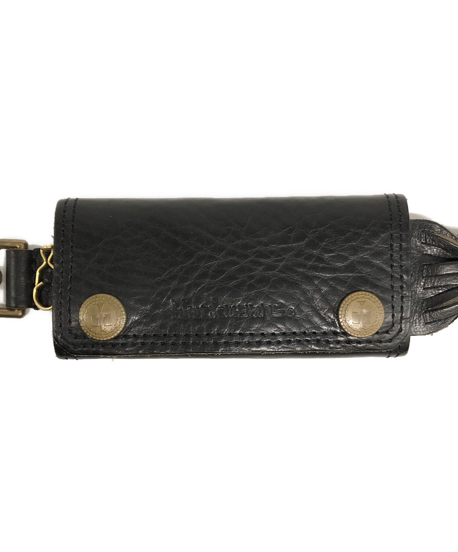 中古・古着通販】blackmeans (ブラックミーンズ) フリンジレザーキー