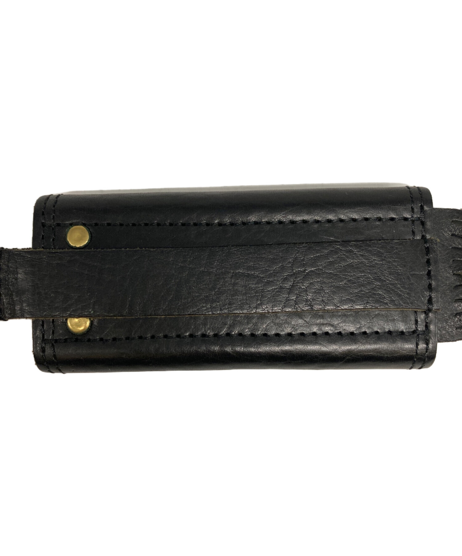 blackmeans/ブラックミーンズ／ケース/レザー/牛革　黒 中古・古着通販】blackmeans (ブラックミーンズ) フリンジレザーキー