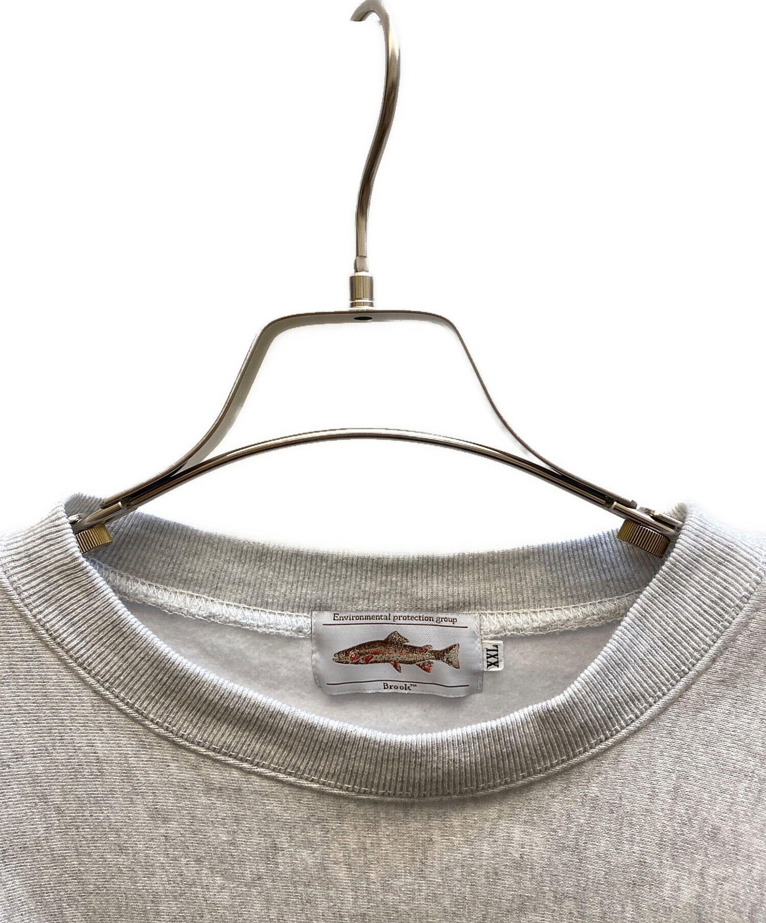 中古・古着通販】BROOK (ブルック) プリントスウェット グレー サイズ