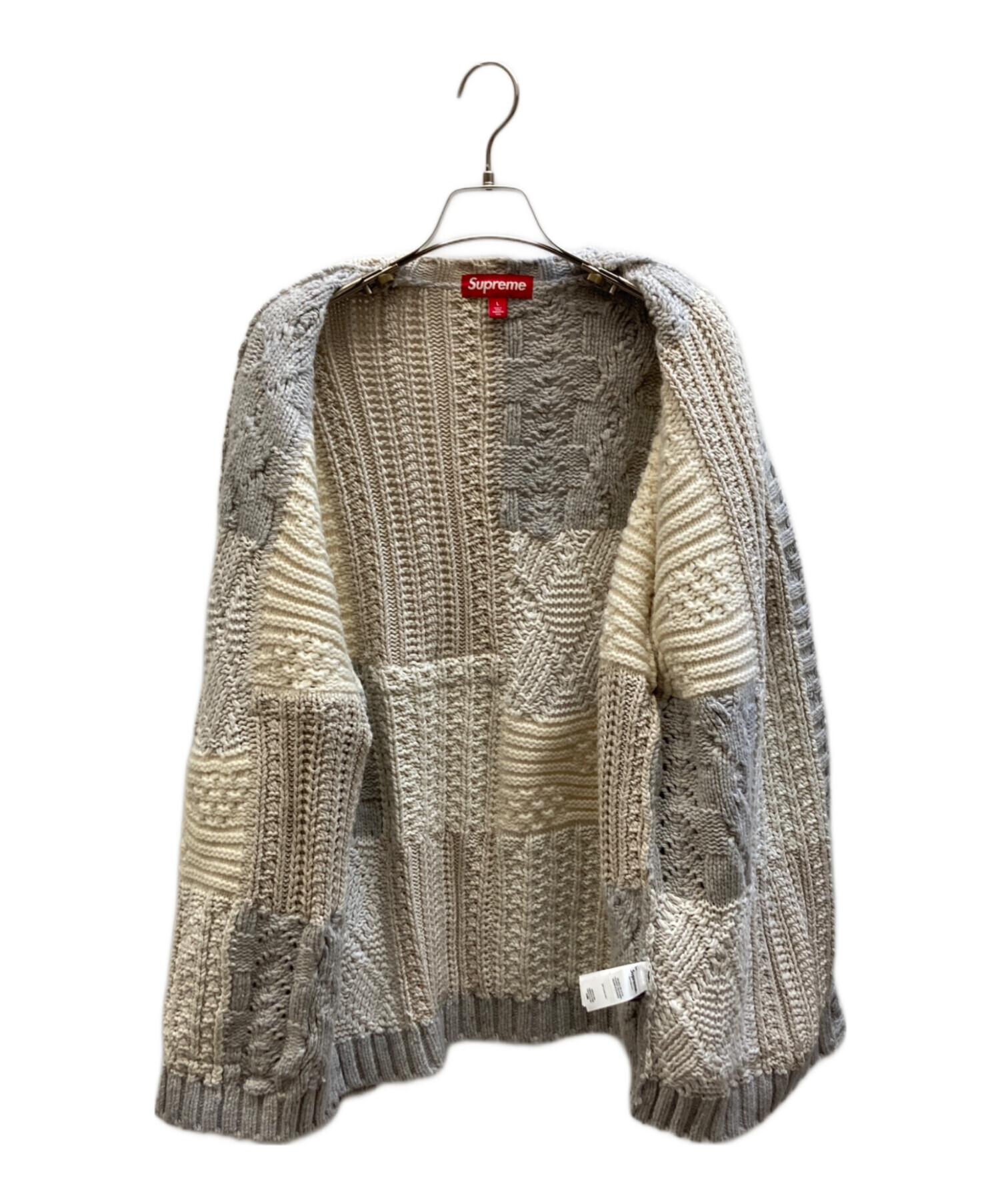 中古・古着通販】SUPREME (シュプリーム) Patchwork Cable Cardigan