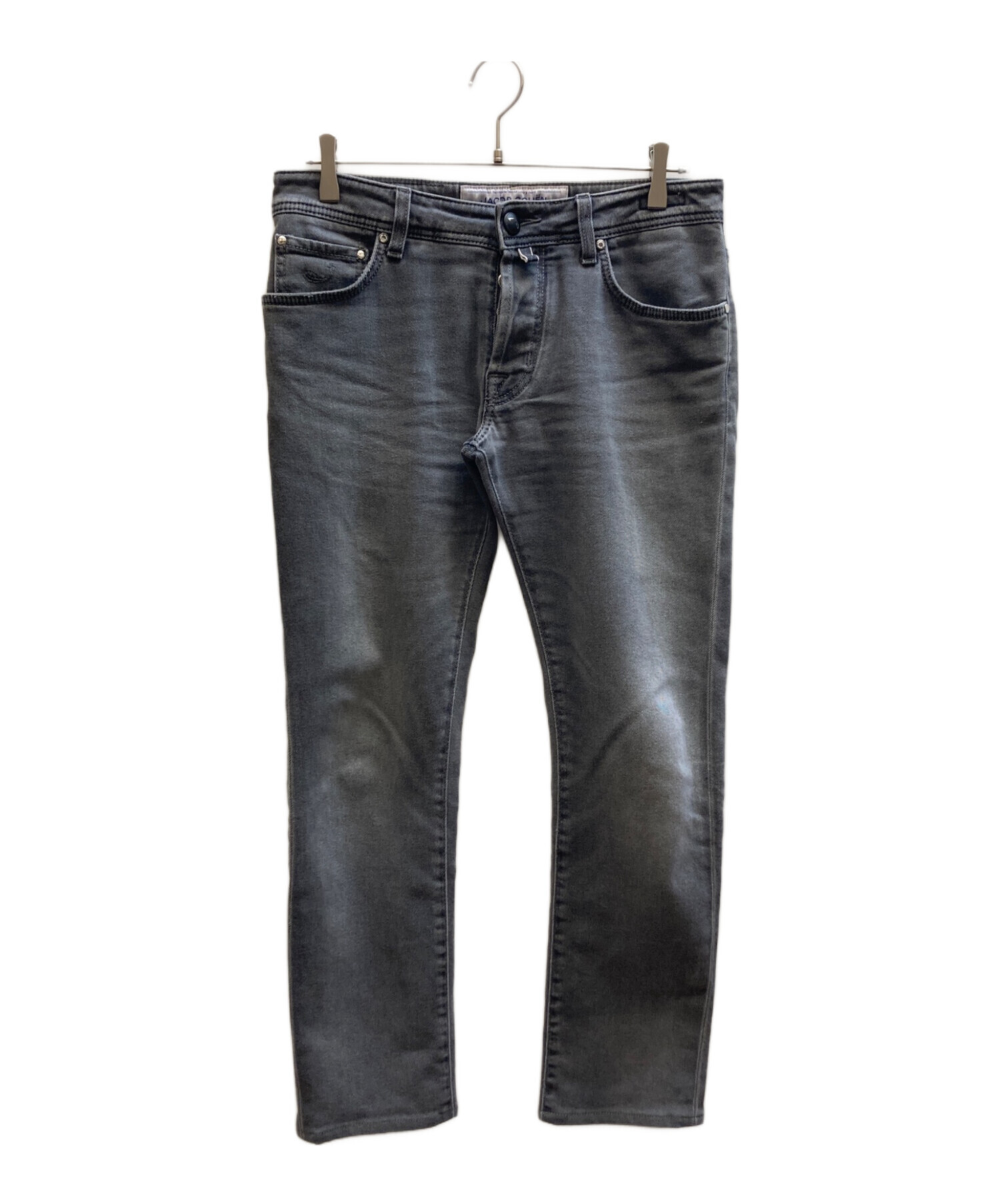 中古・古着通販】JACOB COHEN (ヤコブコーエン) デニムパンツ ブラック