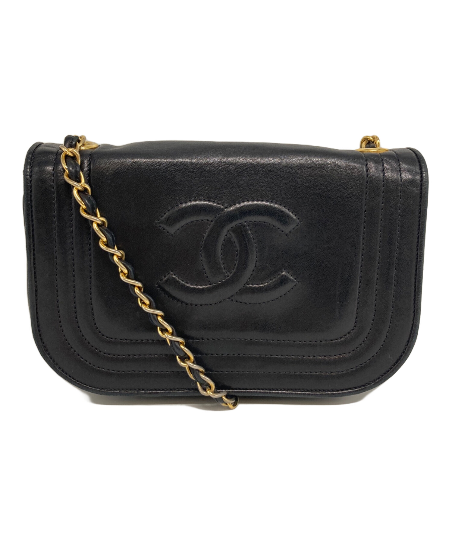中古・古着通販】CHANEL (シャネル) ココマーク ラムスキンチェーン
