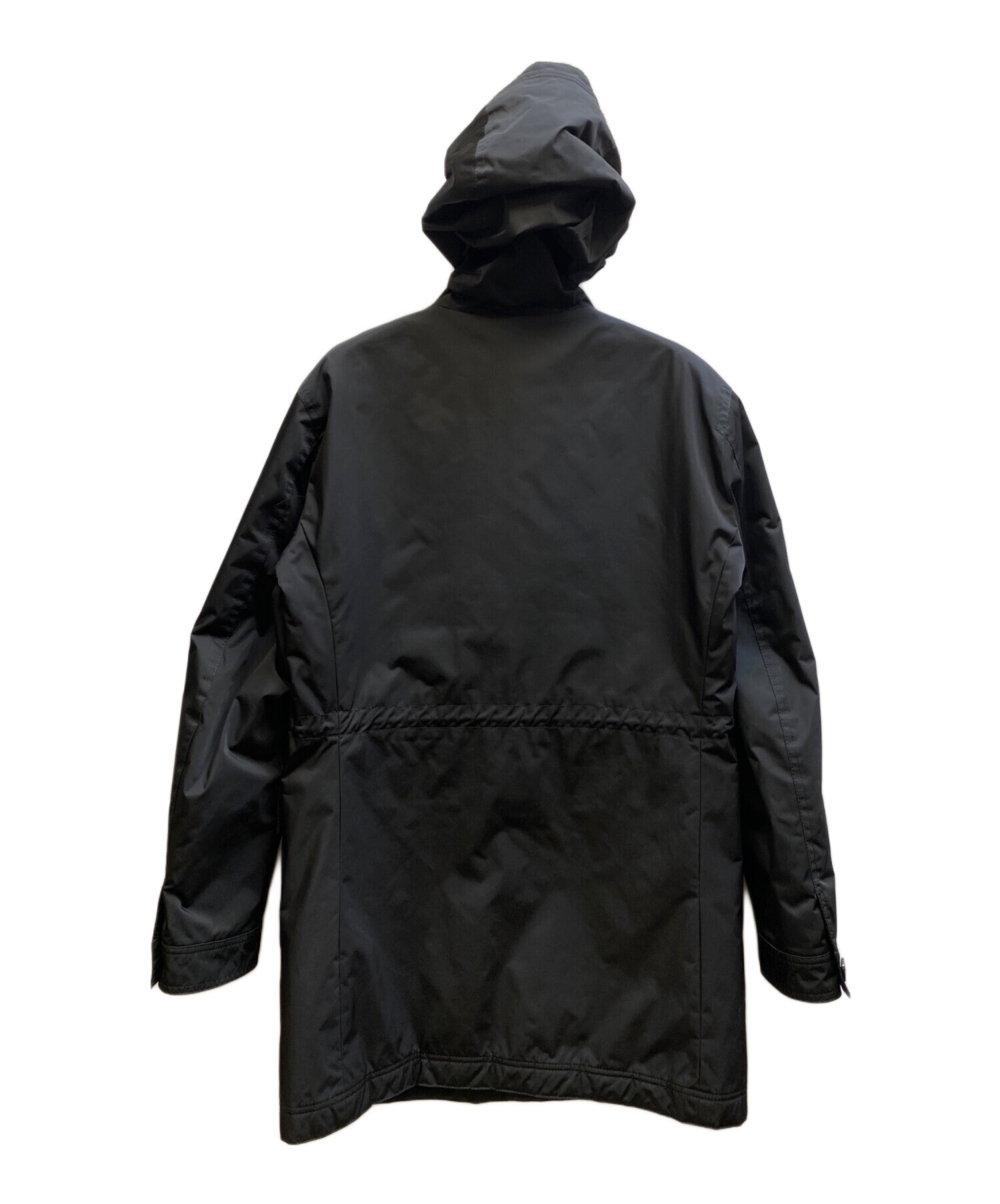 【定価10万円】BURBERRY BLACK LABEL フード付コート 中古・古着通販】BURBERRY BLACK LABEL (バーバリーブラックレーベル