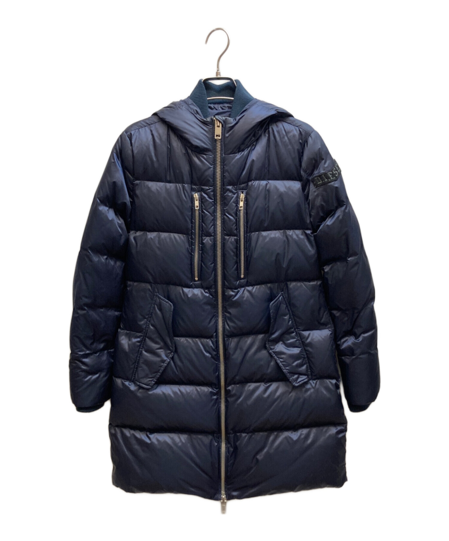 中古・古着通販】DIESEL (ディーゼル) ダウンコート ネイビー サイズ:S