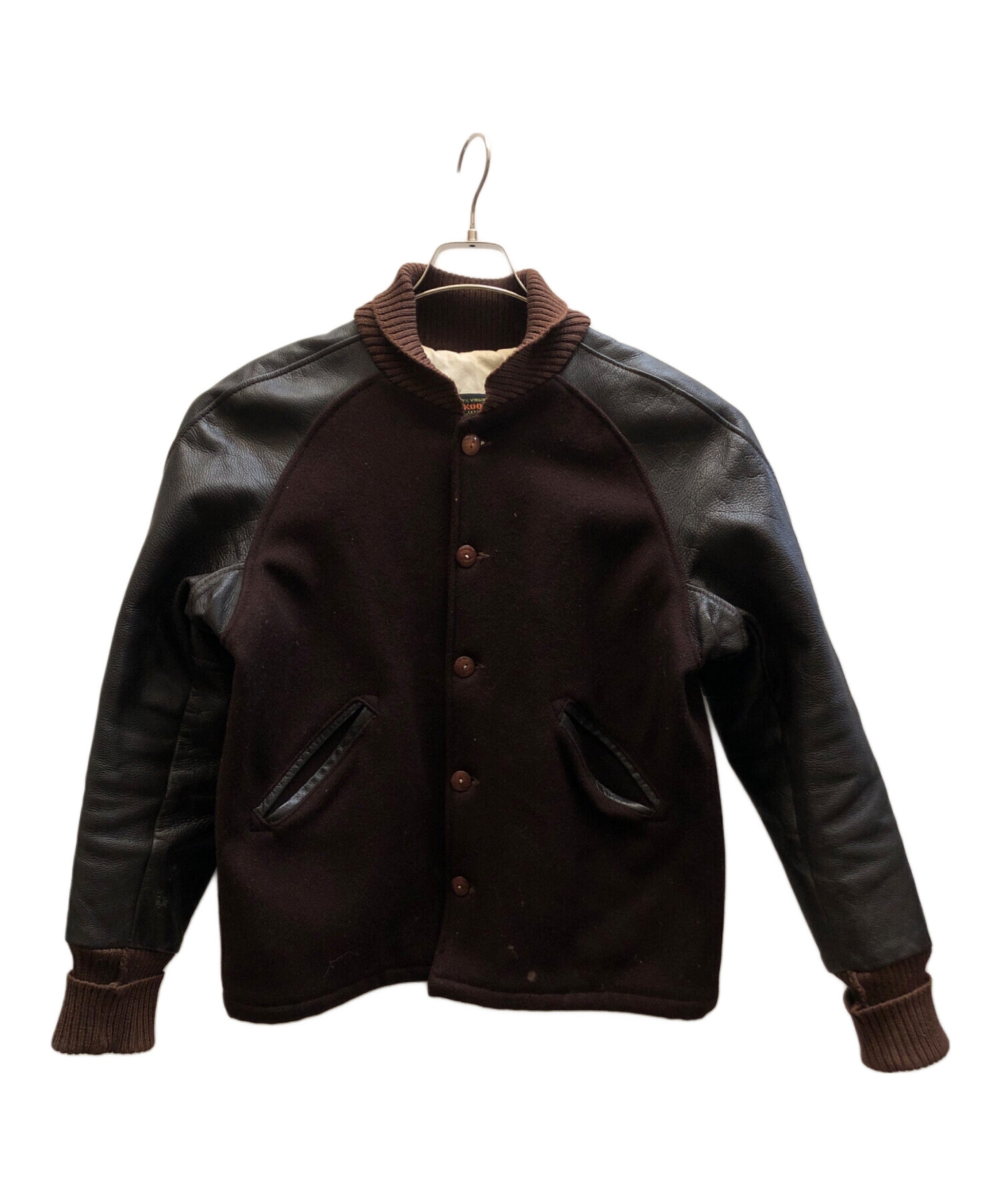 中古・古着通販】skookum (スクーカム) スタジャン ブラウン サイズ