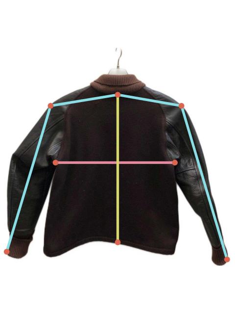 中古・古着通販】skookum (スクーカム) スタジャン ブラウン サイズ