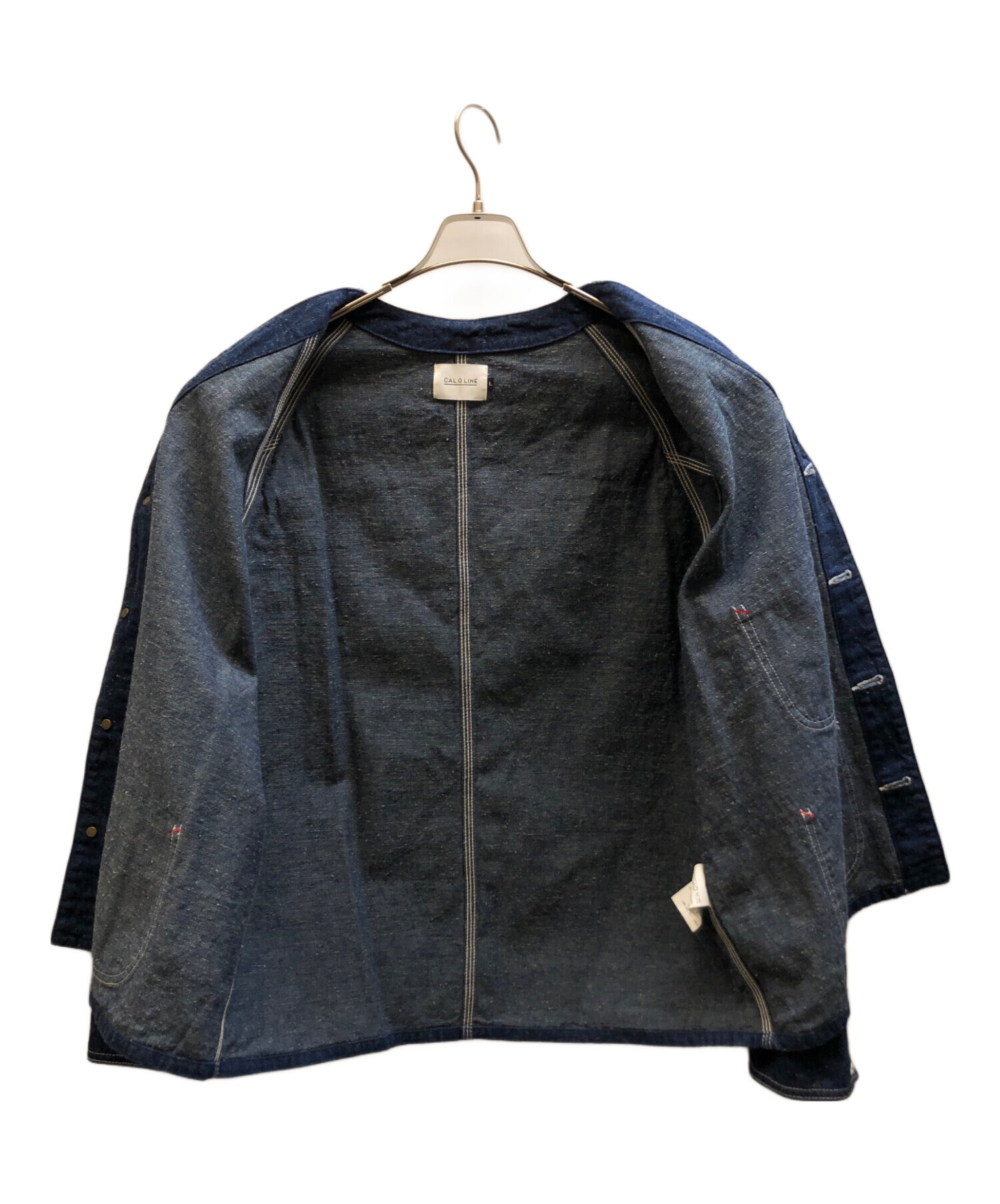 CAL O LINE インディゴデニムジャケット M 中古・古着通販】CAL O LINE (キャルオーライン) デニム エンジニア