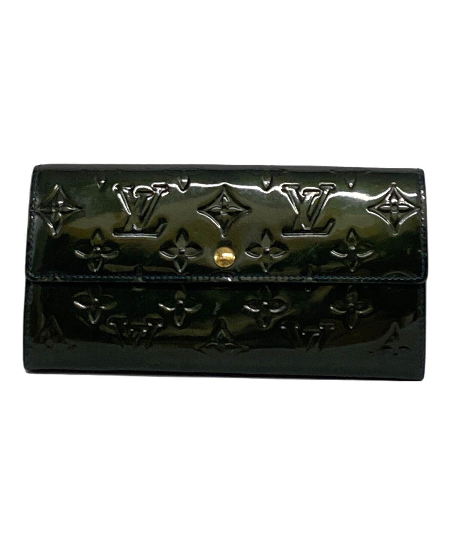 ルイ・ヴィトン モノグラム・ヴェルニ ポルトフォイユ・サラ 中古・古着通販】LOUIS VUITTON (ルイ ヴィトン) モノグラム ヴェルニ