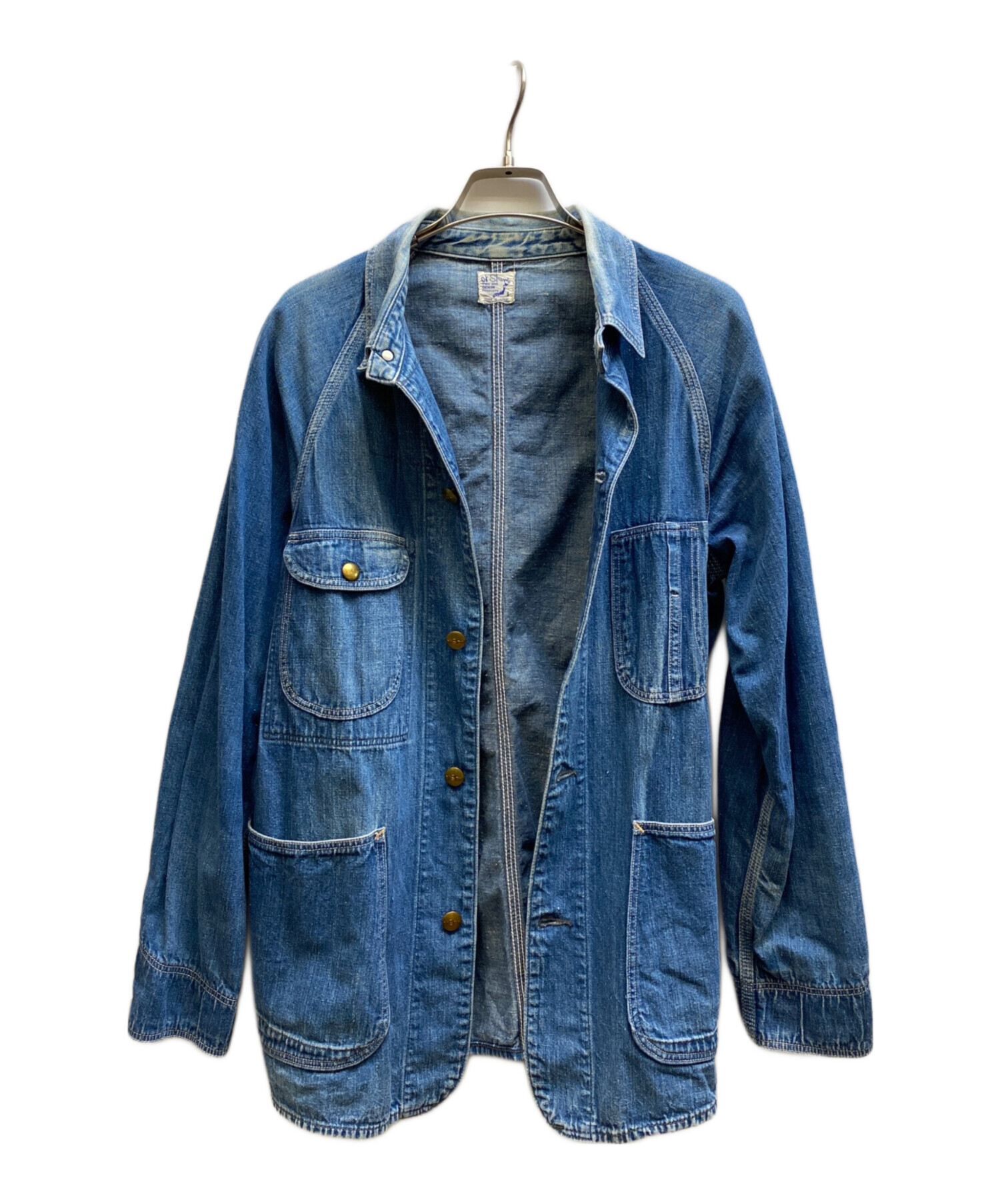 中古・古着通販】orSlow (オアスロウ) デニムカバーオール インディゴ