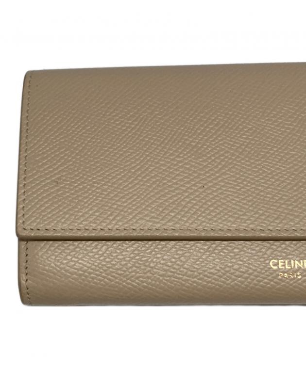 中古・古着通販】CELINE (セリーヌ) ラージフラップウォレット